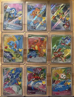 TCG Pokemon 1st Partner Illustration Series 1 Promo Full Set 9-Card LOT! - Image 1
