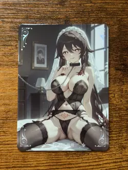 Dimensional Roaming - Anime Waifu Hu Tao Wedding R-20 Card - Genshin Impact - Image 1