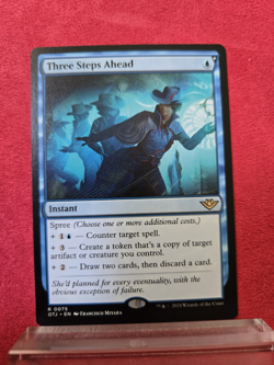 Wizards of the Coast MTG Three Steps Ahead #0075 OTJ Rare Blue EN 2024 Regular - Image 1