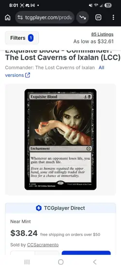 Exquisite Blood Commander: the Lost Caverns of Ixalan Regular - Image 3