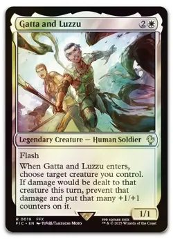 Gatta and Luzzu (Surge Foil) #19 (NM) Final Fantasy FIC Magic MTG - Image 1