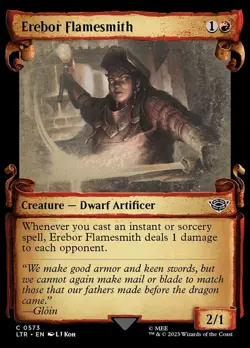 MTG Erebor Flamesmith - Foil - Showcase Scrolls, The Lord of the Rings: Tales of - Image 1