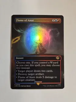 ✨MINT✨ Magic The Gathering Flame of Anor Borderless Rare FOIL ✨Ships Next Day - Image 1