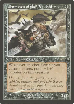 MTG Champion of the Perished (Retro Frame) (837) Foil Secret Lair Zombies NM - Image 1