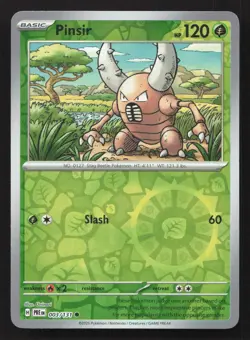 Pokemon Pinsir 003/131 Reverse Holo Common SV: Prismatic Evolutions NM - Image 1
