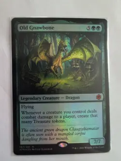 FOIL OLD GNAWBONE Adventures In The Forgotten Realms AFR Magic MTG MINT CARD - Image 1