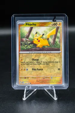 Pikachu - (Reverse Cosmos Holo) (Costco Exclusive) 025/165 Miscellaneous Cards & - Image 1