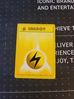 Lightning Energy 100/102 Shadowless Base Set - Pokemon TCG Card - Image 1