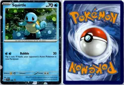 Pokemon Card - Squirtle (Cosmos Holo) Scarlet & Violet Promo 048 Promo Holo NM - Image 3