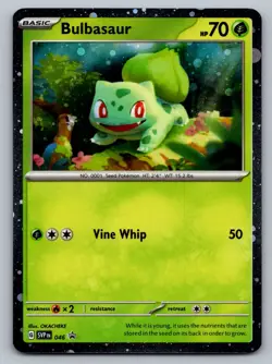 Pokemon TCG SV: Scarlet & Violet Promo Cards Bulbasaur - (Cosmos Holo) 046 - Image 1