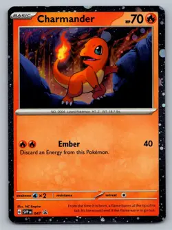 Pokemon TCG SV: Scarlet & Violet Promo Cards Charmander - (Cosmos Holo) 047 - Image 1