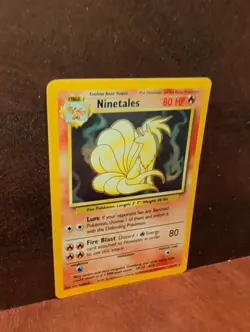 1999 Pokemon TCG Ninetales Holo Rare Card Base Set 12/102 - Image 3