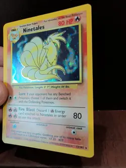 1999 Pokemon TCG Ninetales Holo Rare Card Base Set 12/102 - Image 4