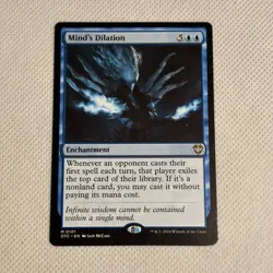 MTG “Mind's Dilation” Commander: OTC Mythic Rare #101 NM/Unplayed **Ships Free** - Image 1