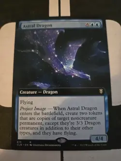 MTG Astral Dragon EXTENDED ART Commander Legends Baldur's Gate 613 Magic NM - Image 1