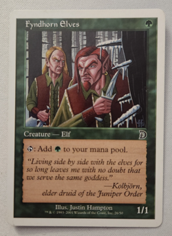 MTG Magic Gathering [x1] Fyndhorn Elves x1] Deckmasters Garfield vs Finkel SP/LP - Image 1