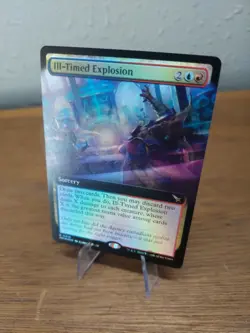1x - Ill-Timed Explosion - FOIL Extended ART - Murders at Karlov Manor - NM MTG - Image 2