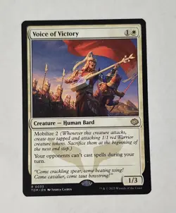 Voice of Victory #33- Magic Tarkir: Dragonstorm NM - Image 1