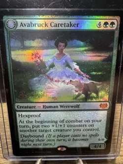 Avabruck Caretaker // Hollowhenge Huntmaster - Foil VOW NM MTG - Image 1