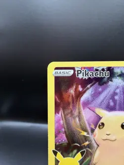 Pikachu 5/25 Holo Rare Full Art | Pokemon 25th Celebrations LP - Image 2
