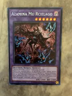 Yugioh! TCG - Azamina Mu Rcielago - Prismatic Secret Rare - MP25-EN104 - Image 1