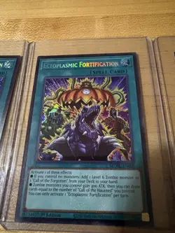 Konami Yu-Gi-Oh! Ectoplasmic Fortification MZMI-EN008 1st Ed Foil x3 - Image 3