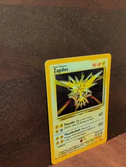 1999 Pokemon Base Set Zapdos Holo Rare Card 16/102 - Image 3