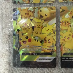 Pokemon Pikachu V-Union Jumbo Oversized Trading Card Plus Celebrations Cards - Image 5