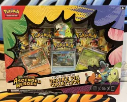 Pokemon TCG Mega Evolution—Ascended Heroes Deluxe Pin Collection 3 Promo Cards - Image 1
