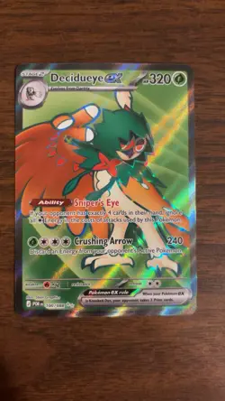 Pokemon Card - Decidueye ex 100/088 Me03: Perfect Order Holo Near Mint - Image 1