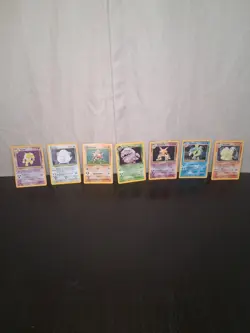 Pokemon TCG Holo 7-Card Lot English Hypno Chansey Hitmonchan Dark Weezing - Image 1