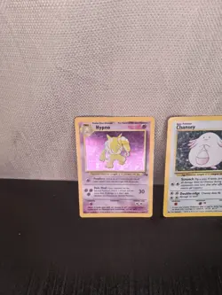 Pokemon TCG Holo 7-Card Lot English Hypno Chansey Hitmonchan Dark Weezing - Image 2