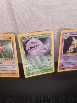 Pokemon TCG Holo 7-Card Lot English Hypno Chansey Hitmonchan Dark Weezing - Image 5