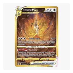 Pokemon Arceus VSTAR Metal Card 123/172 Promo Holo English 280 HP - Image 1