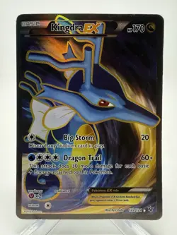 Pokemon Kingdra EX Full Art Ultra Rare Holo TCG Card 122/124 XY11 Fates Collide - Image 1