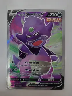 Pokemon TCG Galarian Slowking V Card 178/198 Chilling Reign - Image 1