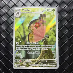 Vivillon 193/191 - Illustration Rare - NM - Surging Sparks Pokemon Card - Image 1