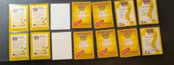 Lot of 14 vintage Pokemon card black Star promo inserts Catch Mew Ancient WOTC - Image 2