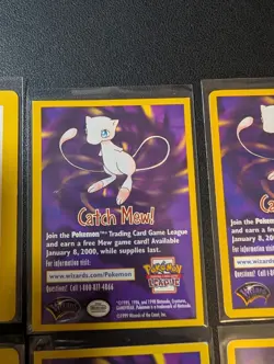 Lot of 14 vintage Pokemon card black Star promo inserts Catch Mew Ancient WOTC - Image 4