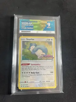 Snorlax 131/185 ACE 9 MINT Vivid Voltage Stamped Pokemon Card Cosmo Holo Promo - Image 1