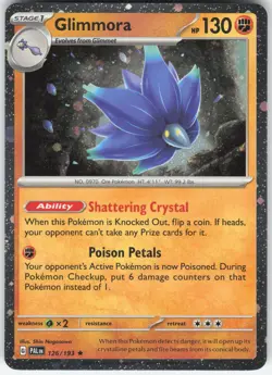 GLIMMORA 126/193 COSMOS HOLO PROMO MISCELLANEOUS CARDS & PRODUCTS POKEMON NM - Image 1