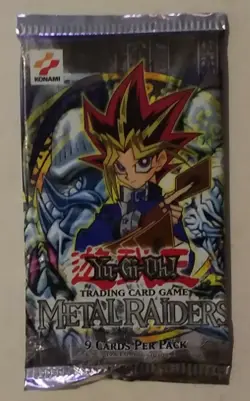 Yu-Gi-Oh Cards - Metal Raiders - Booster Pack (9 Cards) Sealed - Image 1