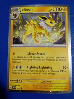 Jolteon - 169 (Cosmos Holo) 169 Sv: Scarlet & Violet Promo Cards Holo #52926 - Image 1