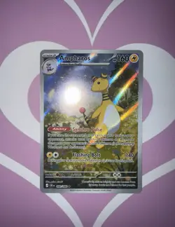Ampharos 090/086 Illustration Rare Pokemon Card Chaos Rising IR Holo NM - Image 1