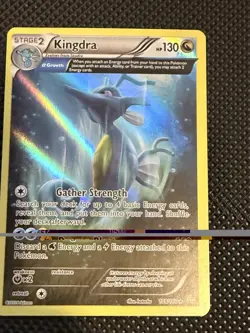Kingdra 108/160 Pokemon TCG XY Primal Clash Full Art Ultra Rare Holo Card - Image 1
