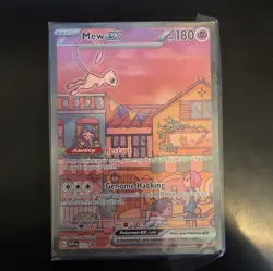 Pokemon Mew EX 053 Scarlet and Violet 151 Black Star Promo Card - Image 1