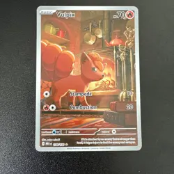 Pokemon TCG Vulpix Mega Evolution Card #138/132 Near Mint Condition - Image 1