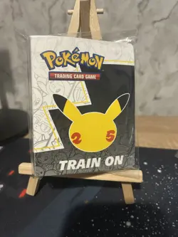 Pokemon TCG 25th Anniversary Celebrations Mini Portfolio 60 Cards Binder Pikachu - Image 1