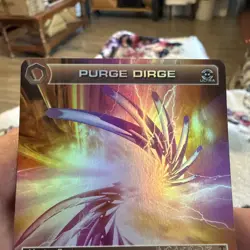 Chaotic Mugic card ULTRA RARE Purge Dirge low - Image 3