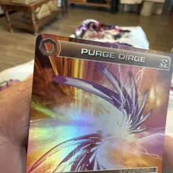 Chaotic Mugic card ULTRA RARE Purge Dirge low - Image 4